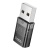 Переходник/Адаптер HOCO UA36C USB (m) - Type-C (f), черный