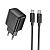 Сетевое зарядное устройство HOCO CS24A Puerto 1xUSB-C с Кабелем Type-C - Type-C, 25W, черный