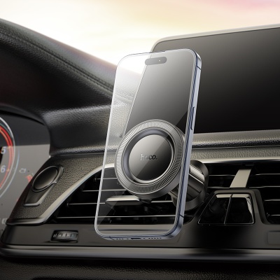 Автомобильный держатель HOCO H56 Show Ring, магнитный, на воздуховод, черный