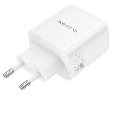 Сетевое зарядное устройство BOROFONE BN31 Cargador 2xUSB-C, 45W, белый