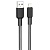 Кабель USB HOCO X69 Jaeger USB - Lightning, 2.4А, 1 м, черный+белый