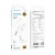 Аудиокабель BOROFONE BL21 Lemon AUX Jack 3,5 (m) - Lightning (m), 1 м, белый