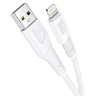 Кабель USB HOCO X58 Airy USB - Lightning, 2.4А, 1 м, белый