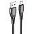 Кабель USB HOCO U133 Monte USB - Type-C, 3A, 1.2 м, черный