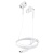 Проводные наушники HOCO M101 Pro Crystal, Type-C, 1.2 м, белый