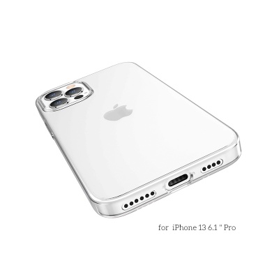 Чехол HOCO TPU Light Series для iPhone 13 Pro 6.1", темно-прозрачный