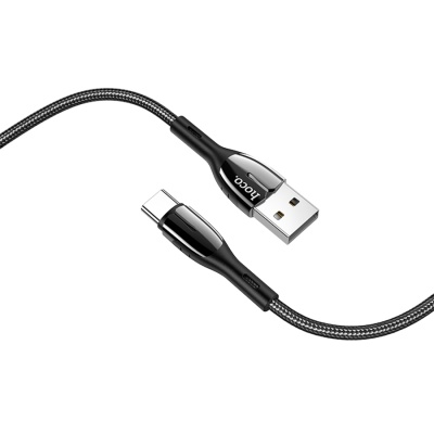 Кабель USB HOCO U89 Safeness USB - Type-C, 3A, 1.2 м, черный