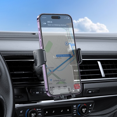 Автомобильный держатель HOCO H36 Cheetah, зажимной, на воздуховод, черный