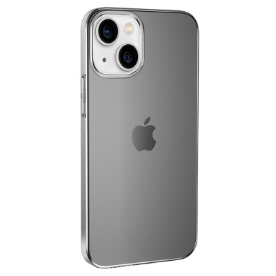 Чехол HOCO TPU Light Series для iPhone 14 Plus 6.7", темно-прозрачный