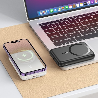 Портативный аккумулятор HOCO J141 Grace, с беспроводной зарядкой, 20W, 10000 мА⋅ч, черный