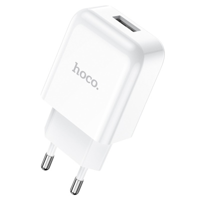 Сетевое зарядное устройство HOCO N2 Vigour single 1xUSB, 2A, 10W, белый