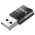 Переходник/Адаптер HOCO UA17 OTG USB (m) - Type-C (f), черный