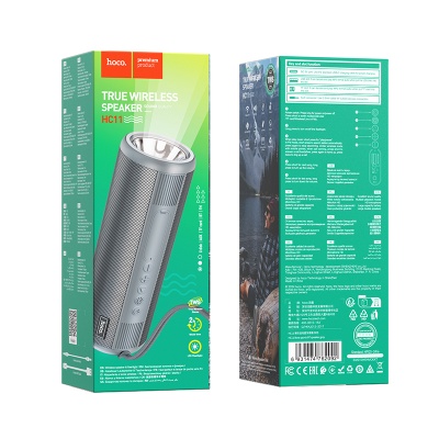 Портативная колонка HOCO HC11 Bora, Bluetooth 5.0, серый