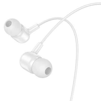 Проводные наушники BOROFONE BM84 Berry, Jack 3.5mm, 1.2 м, белый