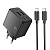 Сетевое зарядное устройство HOCO CS18A Ocean 2xUSB + 2xUSB-C с Кабелем Type-C - Type-C, 3A, 45W, черный