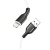 Кабель USB BOROFONE BX63 Charming USB - Lightning, 2.4А, 1 м, черный+белый