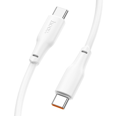 Кабель USB-C HOCO X93 Force Type-C - Type-C, 3A, 100W, 1 м, белый