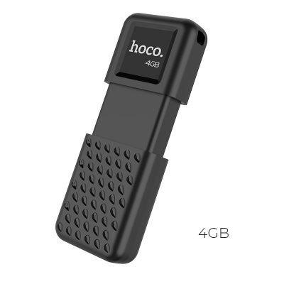 USB флеш-накопитель HOCO UD6, USB 2.0, 4GB, матовый черный