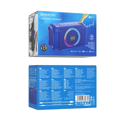Портативная колонка BOROFONE BR17 Cool, Bluetooth 5.1, синий