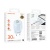 Сетевое зарядное устройство BOROFONE BA94A Lustrous 1xUSB + 1xUSB-C, 3A, 30W, синий