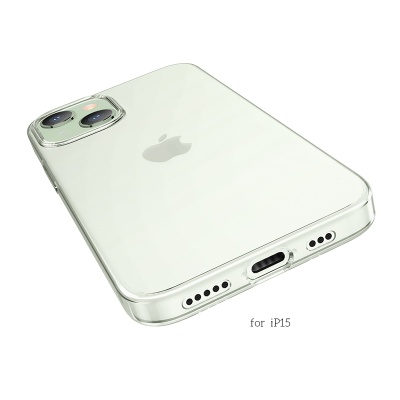 Чехол HOCO TPU Light Series для iPhone 15 6.1", прозрачный