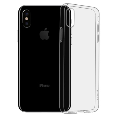 Чехол HOCO TPU Light Series для iPhone XS Max, темно-прозрачный
