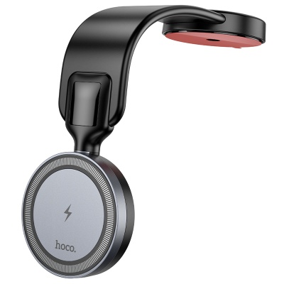 Автомобильный держатель HOCO HW29 Totem, магнитный с беспроводной зарядкой, 15W, на приборную панель, черный+серый