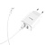 Сетевое зарядное устройство HOCO C62A Victoria 2xUSB с Кабелем USB - Lightning, 2.1A, 10.8W, белый