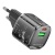 Сетевое зарядное устройство BOROFONE BN17 Sunlight 1xUSB + 1xUSB-C, 3A, 20W, прозрачный черный