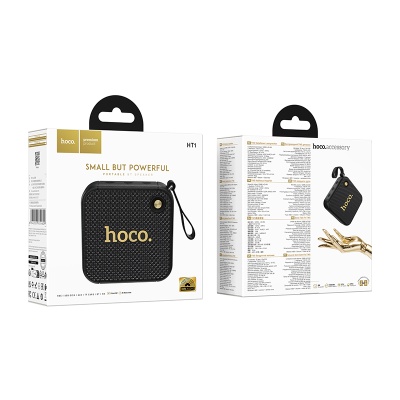Портативная колонка HOCO HT1 Marquis, Bluetooth 5.4, черный