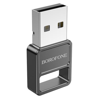 Переходник/Адаптер BOROFONE DH8 USB (m) - Bluetooth 4.0, черный