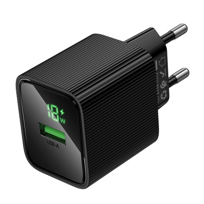 Сетевое зарядное устройство HOCO CS81A Excellent 1xUSB, 18W, черный