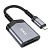 Переходник/Адаптер HOCO UA25 Card reader Lightning (m) - TF/SD, 19 см, серый металлик
