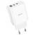 Сетевое зарядное устройство HOCO C126A Pure power 1xUSB + 2xUSB-C, 40W, белый