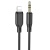 Аудиокабель BOROFONE BL18 AUX Jack 3,5 (m) - Lightning (m), 1 м, черный