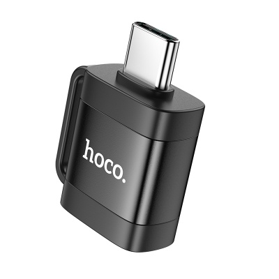Переходник/Адаптер HOCO UA31C Type-C (m) - USB (f), черный