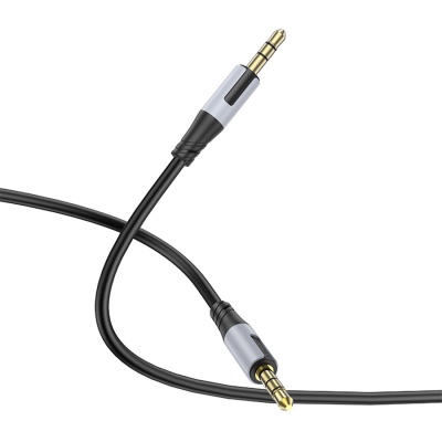 Аудиокабель BOROFONE BL19 Creator AUX Jack 3,5 (m) - Jack 3,5 (m), 1 м, черный