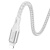 Кабель USB-C HOCO X98 Crystal ice Type-C - Lightning, 20W, 1 м, серебристый