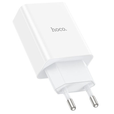 Сетевое зарядное устройство HOCO C99A 1xUSB + 2xUSB-C, 3.0A, 20W, белый