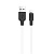 Кабель USB HOCO X21 Silicone USB - Lightning, 2А, 1 м, белый+черный