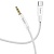 Аудиокабель HOCO UPA19 AUX Jack 3,5 (m) - Type-C (m), 1 м, серебристый