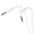 Аудиокабель BOROFONE BL10 AUX Jack 3,5 (m) - Jack 3,5 (m), 1 м, белый
