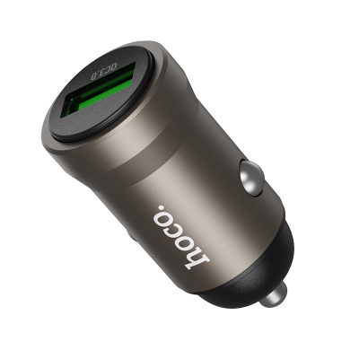 Автомобильное зарядное устройство HOCO Z62 Energy, 1xUSB, 18W, золотой