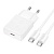 Сетевое зарядное устройство HOCO N72 Speed 1xUSB-C с Кабелем Type-C - Type-C, 20W, белый