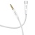 Аудиокабель HOCO UPA19 AUX Jack 3,5 (m) - Type-C (m), 1 м, серебристый