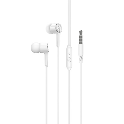 Проводные наушники HOCO M104 Gamble, Jack 3.5mm, 1.2 м, белый
