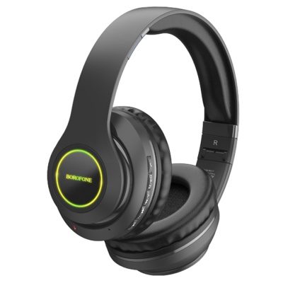 Беспроводные наушники накладные BOROFONE BO17 wireless, Bluetooth, черный