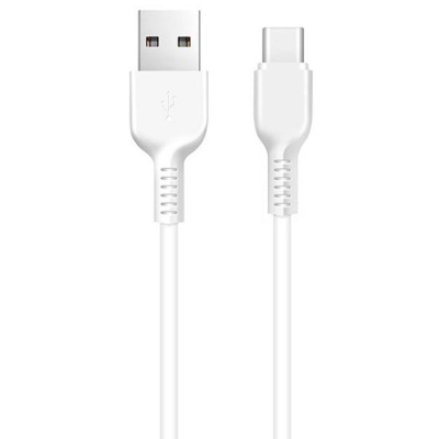 Кабель USB HOCO X20 Flash USB - Type-C, 3A, 1 м, белый