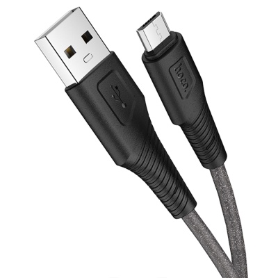 Кабель USB HOCO X58 Airy USB - MicroUSB, 2.4А, 1 м, черный