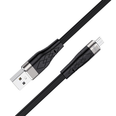 Кабель USB HOCO X53 Angel USB - MicroUSB, 2.4А, 1 м, черный
